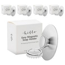 hillo 希洛簡易磁性皂架, 單色, 5個