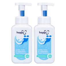 hoppi 奶瓶蔬果清洗劑 高濃縮配方 對敏感肌膚溫和, 500ml, 2瓶