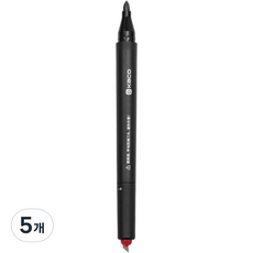 KaCO Express雙頭切割筆油性筆, 單色, 5個