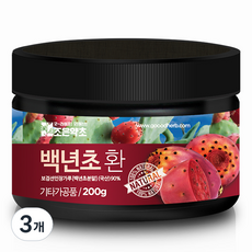 조은약초 프리미엄 백년초환, 3개, 200g