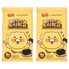 廣川海苔 Kakao Friends春植款傳統包飯海苔, 5g, 18包