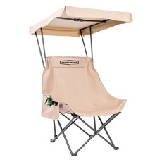 Mountainhiker 山之客 沙灘椅SZK968 卡其色 戶外露營便攜遮陽, 1個