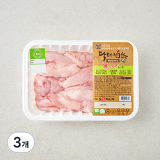 마니커 닭터의자연 무항생제 인증 1등급 닭안심 (냉장), 500g, 3개