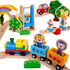 PORORO 木製火車軌道組, 混色