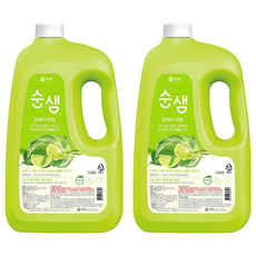 순샘 프레시라임 주방세제, 3L, 2개