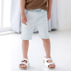 Kids Recipe 兒童仿舊刷白水洗丹寧褲