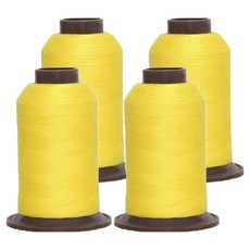 HAPPY BEARS ATHENA縫紉線, 322黃色, 4個