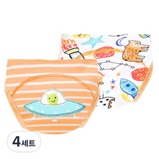 엠케이 순면 배변훈련팬티, G 우주선, 4세트