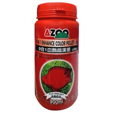 AZOO 9合1血鸚鵡漢堡飼料, 900ml, 1瓶