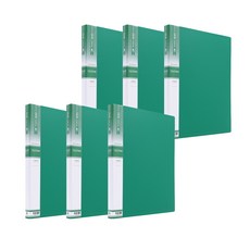 希望 高級型透明文件夾 40頁, 綠色, 6個