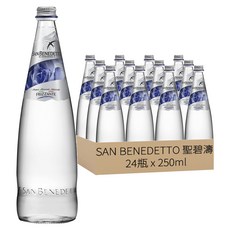 SAN BENEDETTO 聖碧濤 義大利氣泡礦泉水, 250ml, 24瓶