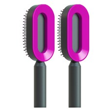 라이프핏 프리미엄 스타일링 헤어브러쉬, 로즈핑크, 2개