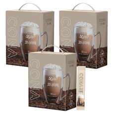 CONA 烘焙拿鐵即溶咖啡粉隨身包, 13.5g, 50條, 3盒