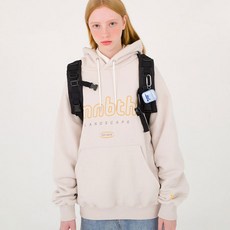 MAIN BOOTH 字母印花長袖連帽T恤T恤