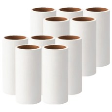 Living Pillo簡易迷你除塵衣服清潔滾輪補充 白色紙, 10個