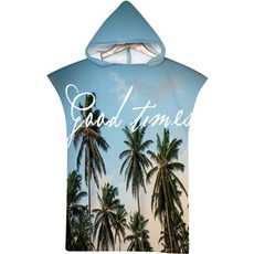 Selene 夏日連帽沙灘巾 75 x 110 cm, A02, 1個