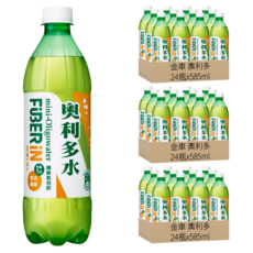 金車 奧利多 纖維汽泡飲, 72瓶, 585ml