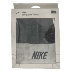 NIKE 耐吉 JACQUARD 毛巾 N1001539189MD M 80 x 35cm, 黑色 + 白色, 1條