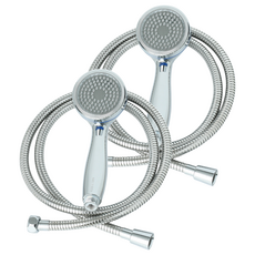 蓮蓬頭+軟管組, 單色, 2組, 1.5m