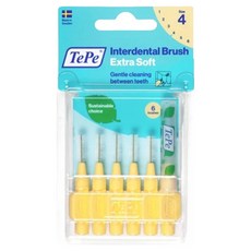 TePe 緹碧 I型超軟刷毛牙間刷 4號, 0.7mm, 6支, 1盒