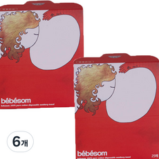 bebesom 優質一次性加厚抹布太陽紅, 25入, 6個