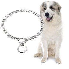 TITAN 扼流鏈超大型狗訓練鍍鉻強力皮帶 X-HEAVY 61 cm, 單色, 1個