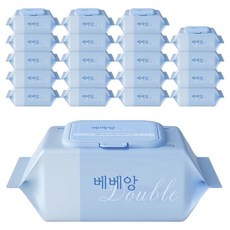 베베앙 더블 휴대 물티슈 캡형, 65g, 25매, 20개