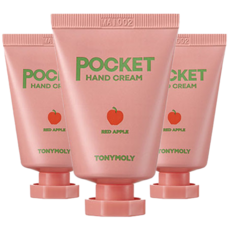 TONYMOLY 口袋護手霜 紅蘋果, 3個, 30ml