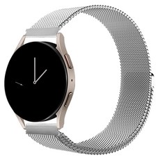 Geulrangaen Galaxy Watch 40/41/42/44mm 相容米蘭錶帶 20mm, 1個, 銀色