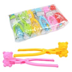 小熊雪球製造器玩具 小 12入, 混合顏色