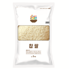 명천 든든 우리 쌀 찹쌀, 5kg, 1개