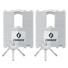 ZARKER 鐵板鎖 N45S + 同款鑰匙 3入 x 2個, 2套