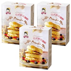 SIGNWIN 三得冠 日式舒芙蕾粉，口感鬆軟綿密，附使用說明 Set 2包入, 200g, 3盒