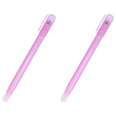 sun-star cororo 2 虛線簽字雙頭兩用筆, 粉紅色, 2支