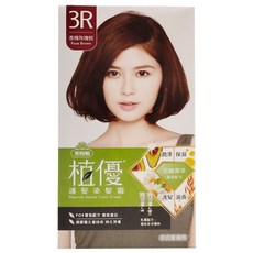 美吾髮植優 護髮染髮霜, 3R香檳玫瑰棕, 1盒