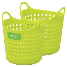 이노마타 원형 소프트 미니 바스켓 4460, 그린, 2개