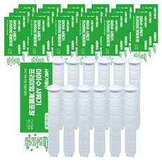 필터클래스 아이수 샤워기 염소완화 개별포장 호환필터, 24개