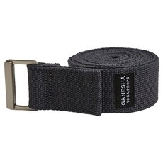 GANESHA YOGA PROPS The Ganesha 8英尺瑜珈帶, 炭灰色, 1個