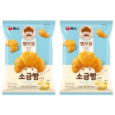 NONGSHIM 農心 麵包部長 奶油鹽可頌造型餅乾, 55g, 2包