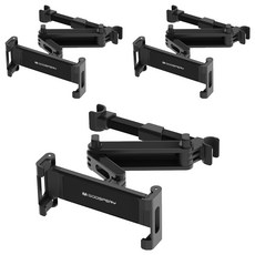 GOOSPERY 車輛後座頭枕平板電腦支架, 黑色, 3個