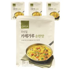 ORGA WHOLE FOODS 韓國小麥咖哩粉 溫和口味, 100g, 4個