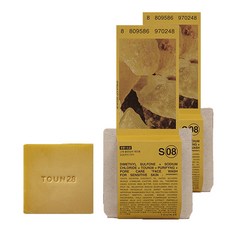 톤28 얼굴 씻을거리 비누 S8 유황+소금+피마자 오일, 100g, 2개