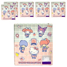 NIIMBOT 三麗鷗學院防水貼紙/熱感應紙 適用B21S/B1 高校女神 315片, 6個