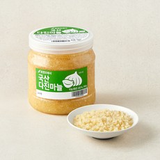 국내산 다진마늘, 900g, 1통