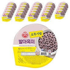 오뚜기 발아흑미밥, 210g, 36개