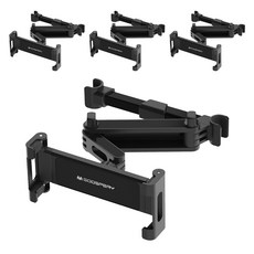 GOOSPERY 車輛後座頭枕平板電腦支架, 黑色, 4個