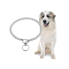 TITAN 扼流鏈超大型狗訓練鍍鉻強力皮帶 X-HEAVY 66 cm, 單色, 1個