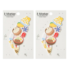 知音文創 i-Marker 台灣特色便利貼, 美食, 2組, 1入