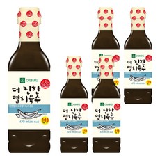 이엔푸드 더 진한 멸치육수, 470ml, 5개