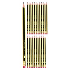STAEDTLER 施德樓 Noris 122橡皮擦鉛筆, HB, 24個